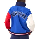 Colorblock Classic NY Yankee Quarter-Zip Sweatshirt