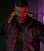Cyberpunk 2077 Bomber Leather Jacket