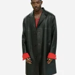 Damson Idris 2026 Met Gala Leather Coat