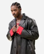 Damson Idris 2026 Met Gala Leather Coat