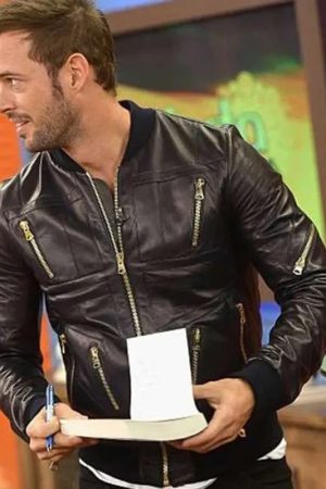 Despierta America William Levy Leather Jacket