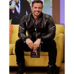 Despierta America William Levy Leather Jacket