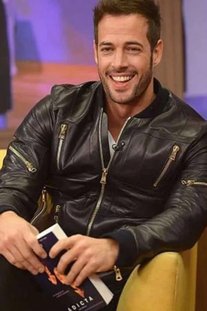 Despierta America William Levy Leather Jacket