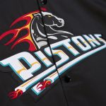 Detroit Pistons Vintage Logo Lightweight Satin Jacket