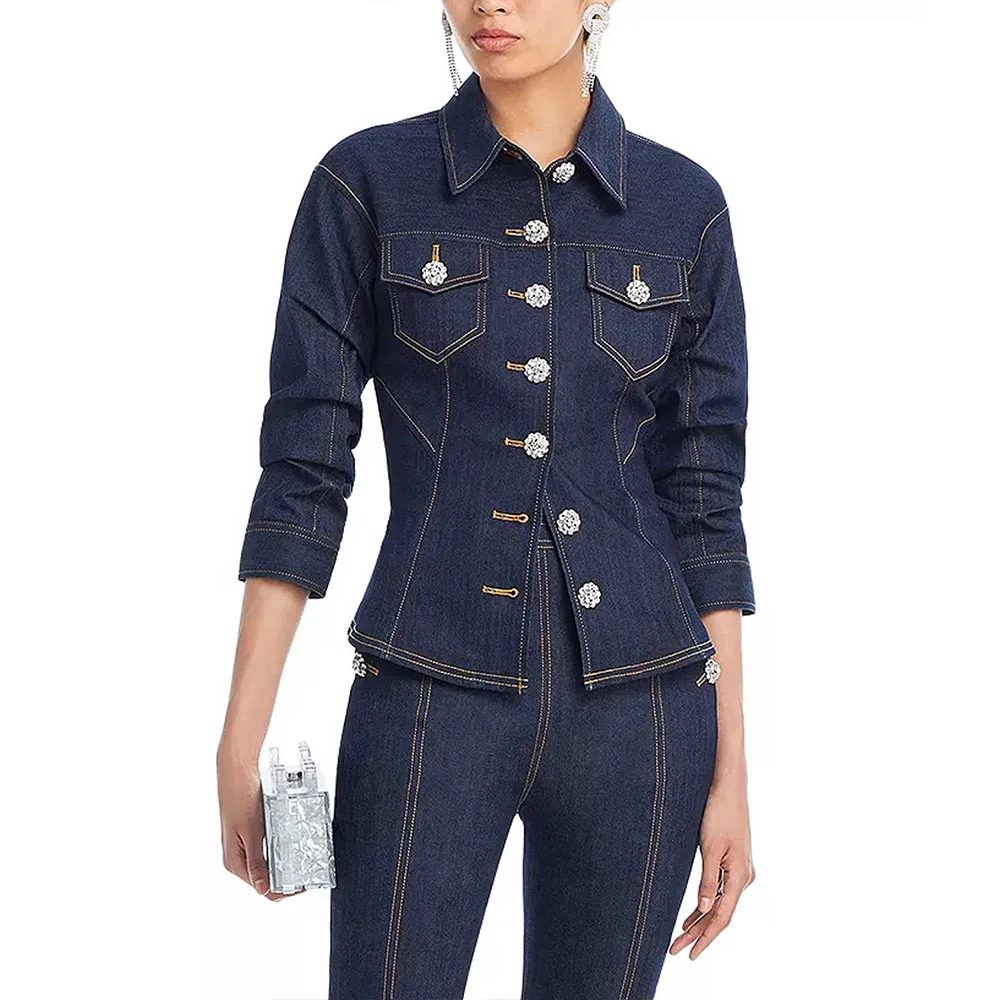 E! News Keltie Knight Denim Jacket 01 E! News Keltie Knight Denim Jacket