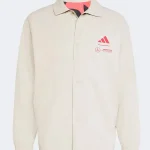 Formula 1 Miami GP Beige Coach Jacket