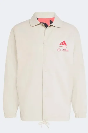 Formula 1 Miami GP Beige Coach Jacket
