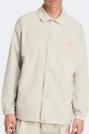 Formula 1 Miami GP Beige Coach Jacket