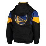 Golden State Warriors Blackout Breakaway Anorak Hooded Jacket