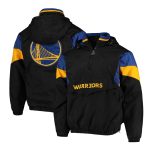 Golden State Warriors Blackout Breakaway Anorak Hooded Jacket