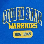 Golden State Warriors City Arch Royal and White Varsity Jacket