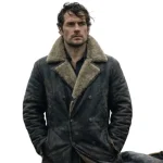 Henry Cavill Highlander Shearling Leather Coat