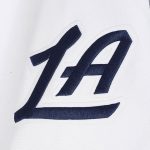 LA Clippers Classic Old English Rib Varsity Jacket