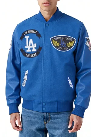 LA Dodgers Born For Sport Blue Varsity Jacket