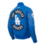 LA Dodgers Born For Sport Blue Varsity Jacket