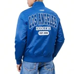 LA Dodgers City Arch Blue Satin Jacket