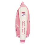 LA Dodgers Hello Kitty Pink Varsity Jacket