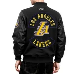 LA Lakers Born For Sport Black Varsity Jacket - Image 5