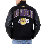 LA Lakers City Arch Black Varsity Jacket