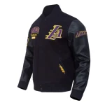 LA Lakers City Arch Black Varsity Jacket