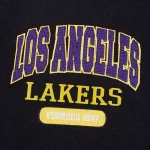 LA Lakers City Arch Black Varsity Jacket