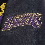 LA Lakers City Arch Black Varsity Jacket
