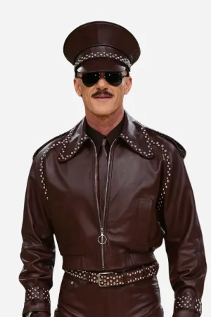 Luke Evans 2026 Met Gala Leather Jacket