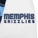 Memphis Grizzlies City Arch Navy and White Varsity Jacket