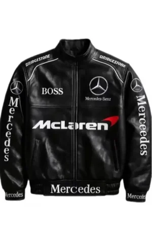 Mercedes Benz McLaren F1 Racing Moto Jacket