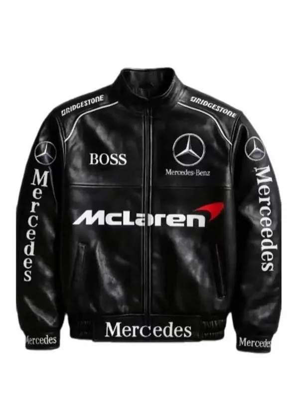 Mercedes Benz McLaren F1 Racing Moto Jacket 01 Mercedes Benz McLaren F1 Racing Moto Jacket
