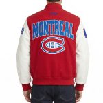 Montreal Canadiens City Arch Red and White Varsity Jacket - Image 2