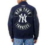NY Yankees Born For Sport Navy Varsity Jacket
