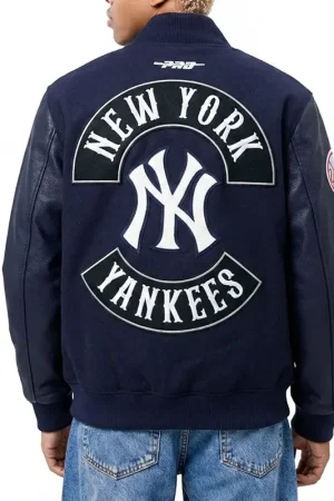 NY Yankees Born For Sport Navy Varsity Jacket