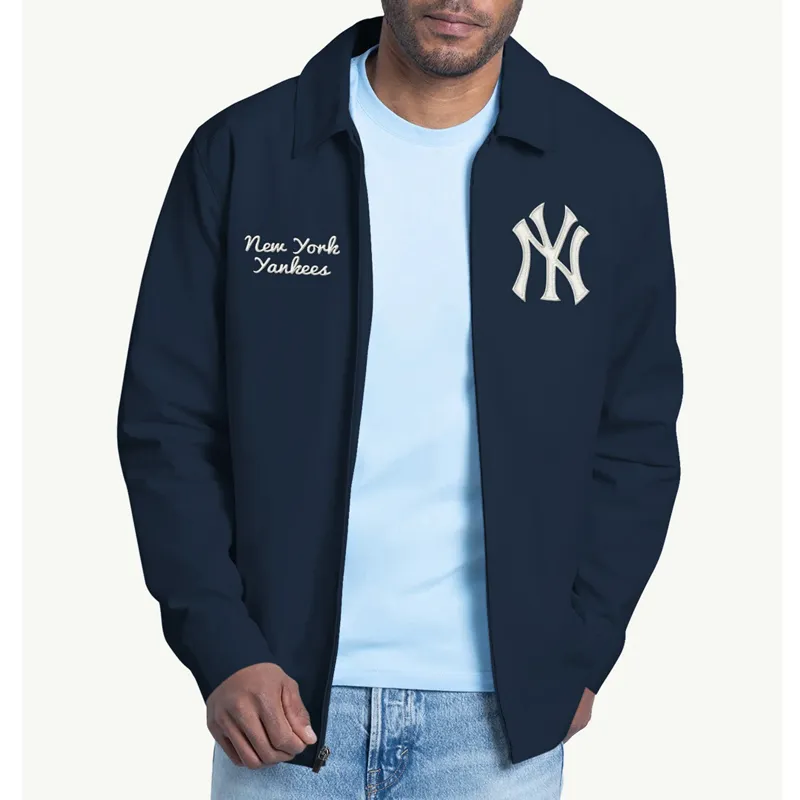 NY Yankees Franchise Full Zip Jacket 01 NY Yankees Franchise Full Zip Jacket