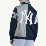 NY Yankees Heritage Navy and Gray Track Jacket