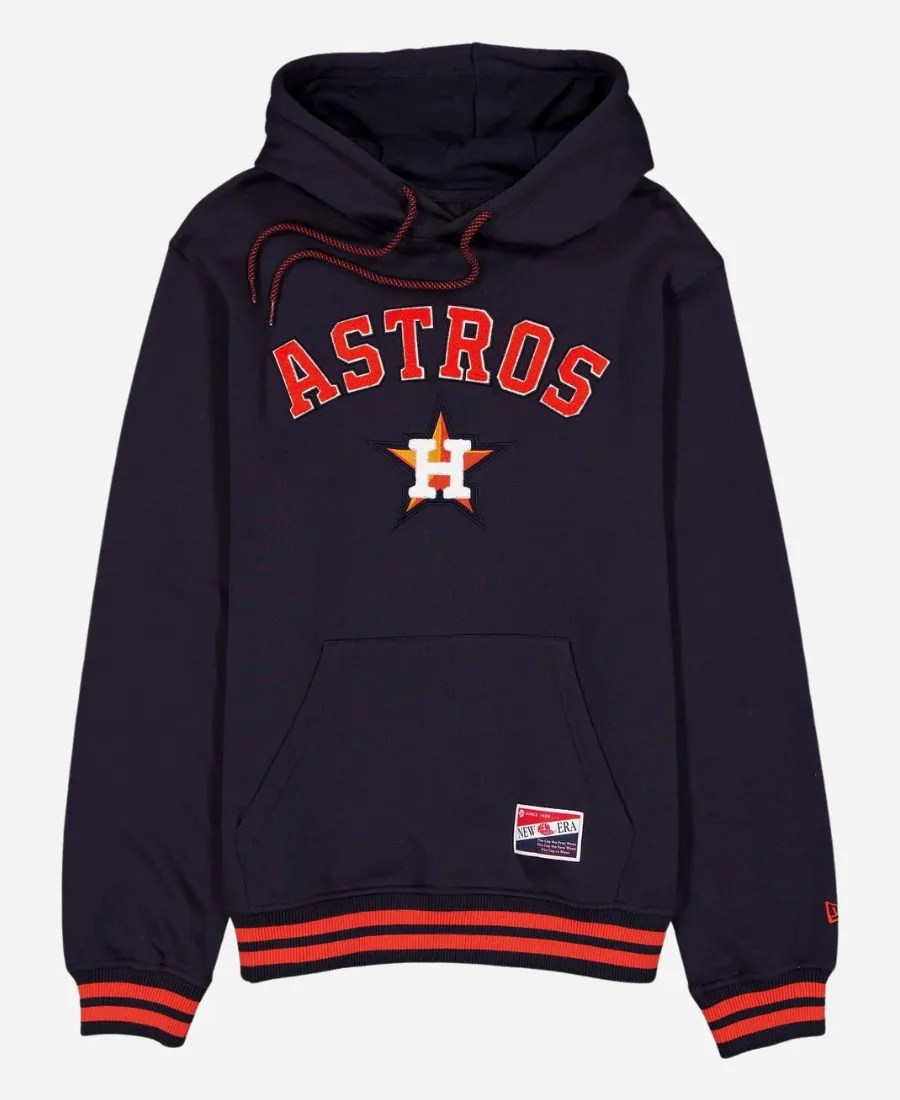 New Era Houston Astros Throwback Felt Hoodie 01 New Era Houston Astros Throwback Felt Hoodie