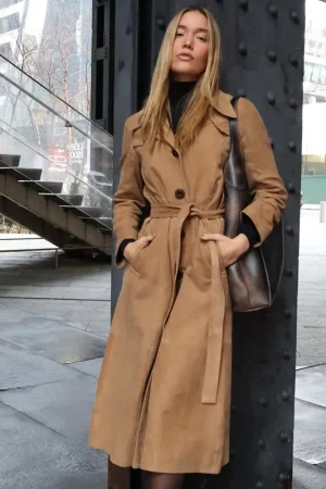 New York City 2026 Olivia Ponton Brown Coat