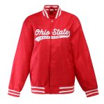 Ohio State Buckeyes A Game Scarlet Varsity Satin Jacket
