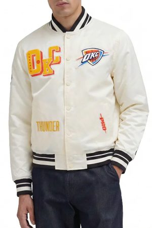Oklahoma City Thunder Best of Rib Satin Jacket