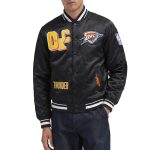 Oklahoma City Thunder Best of Rib Satin Jacket