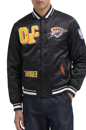Oklahoma City Thunder Best of Rib Satin Jacket