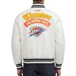 Oklahoma City Thunder Best of Rib Satin Jacket