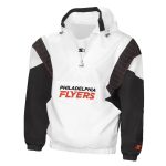Philadelphia Flyers White & Black Breakaway Anorak Hooded Jacket