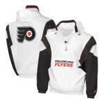 Philadelphia Flyers White & Black Breakaway Anorak Hooded Jacket