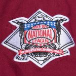 Philadelphia Phillies Burgundy Mechanic Cropped Full-Zip Jacket