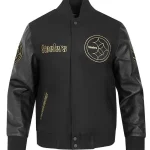 Pittsburgh Steelers Black Varsity Jacket