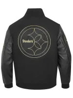Pittsburgh Steelers Black Varsity Jacket