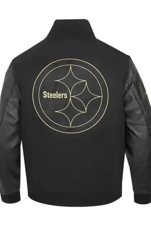 Pittsburgh Steelers Black Varsity Jacket