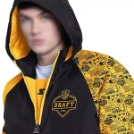 Pittsburgh Steelers Draft Half Zip Pullover Jacket