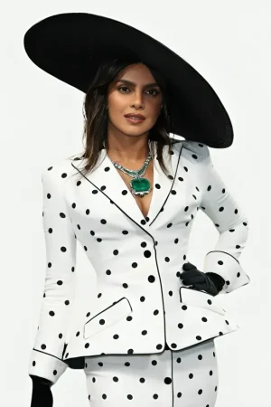 Priyanka Chopra 2026 Met Gala Polka Dot Blazer